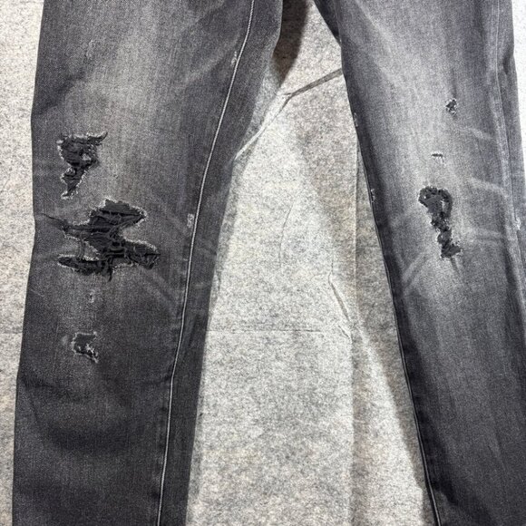 AE Men’s AirFlex 360 Patched Slim Jean Size 32x34 in Black Blaze - Picture 6 of 14